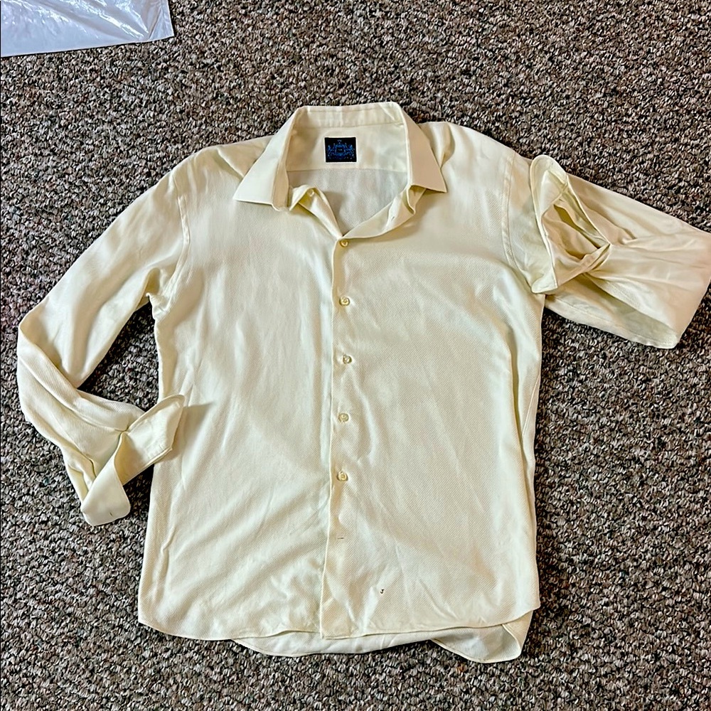 Astor & Black Light Cream Dress Shirt